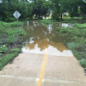 Flooded and not passable